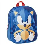 Be Smart Zaino asilo 3d 31cm sonic