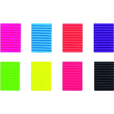 Plastilina Pongo by Giotto 264 gr. 8 Colori Fluo