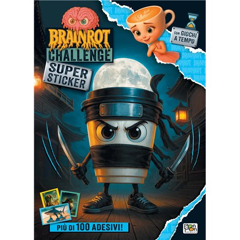 BrainROt Challenge Album Super Sitcker iva esente