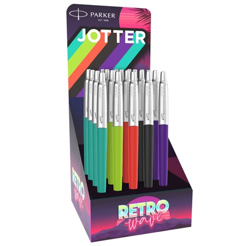 Parker Jotter  Expo 20 pz. Original 90's Green,Purple,Grey,Blu