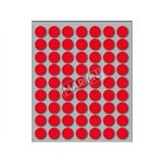 Etichette su A4 Markin Diam.40 2400 pz.Rosso