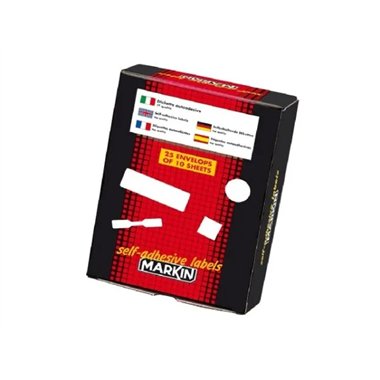 Etichette su A4 Markin Diam.40 2400 pz.Rosso