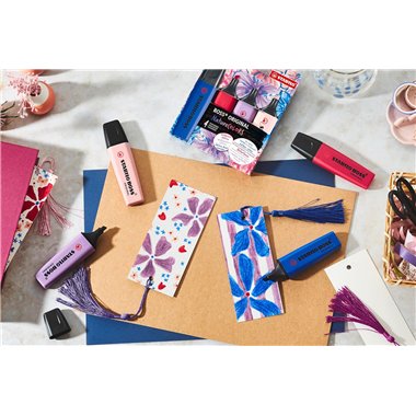 Evidenziatori Stabilo Boss Original Wildflower Borgogna 10 Pz.