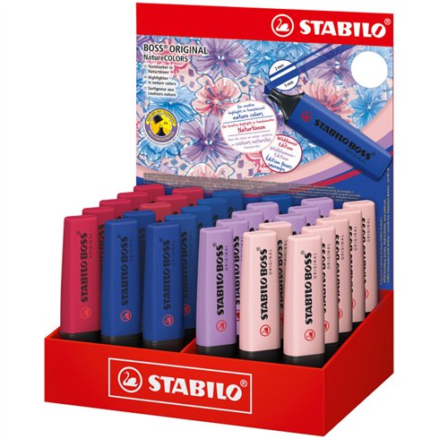 Evidenziatori Stabilo Boss Original Wildflower  Expo 30 Pz.