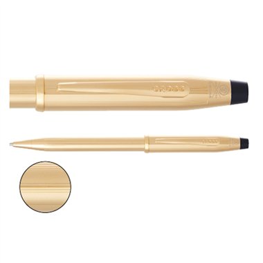 Cross Century II Placcato Oro 23 K. Sfera 0082WG-161