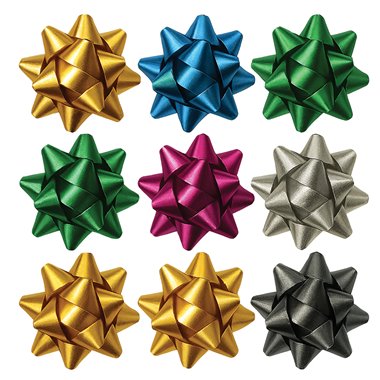 Stelle Metallizzate mm.  6