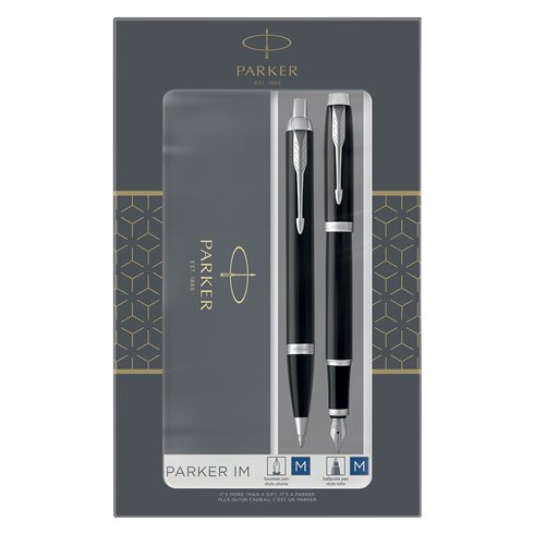 Parker Gift Set IM Black CT BP FP 2093215