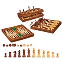 DN Scacchiera Dama Backgammon pieghevole 30.5x15.5 03343