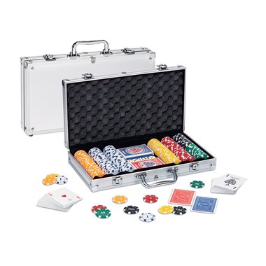 DN Valigetta alluminio con 300 Chips + Carte 03482