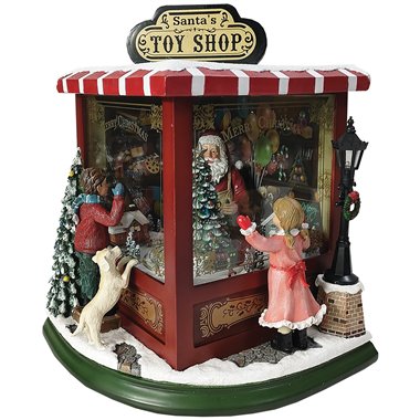 Carillon Natalizio VC Negozio di Giocattoli H38 cm.