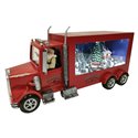 Carillon Natalizio VC Camion Villaggio Innevato 32 cm.