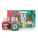 Yankee Candle Natale 25 Giara Piccola 100 gr.  Set 2 Fragranze