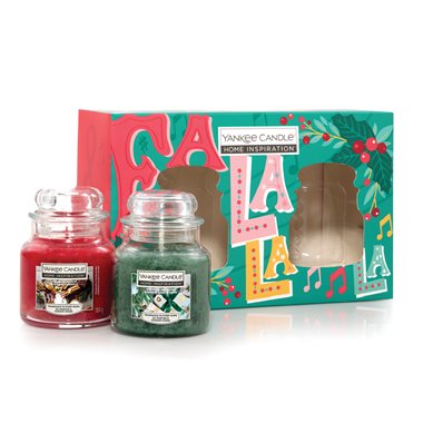 Yankee Candle Natale 25 Giara Piccola 100 gr.  Set 2 Fragranze