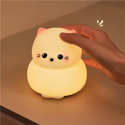 Lampada Silicone Olli Chibi Friends Gatto