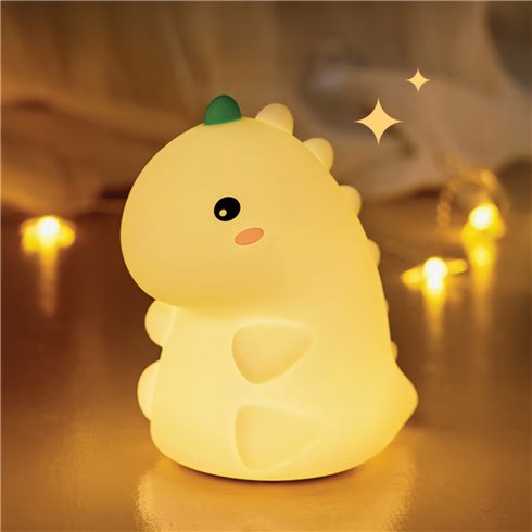 Lampada Silicone Olli Chibi Friends Dinosauro