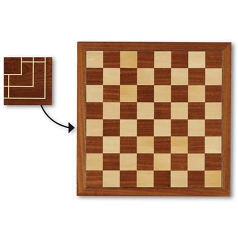 DN Scacchiera solo tavola in mogano 31x31 02591
