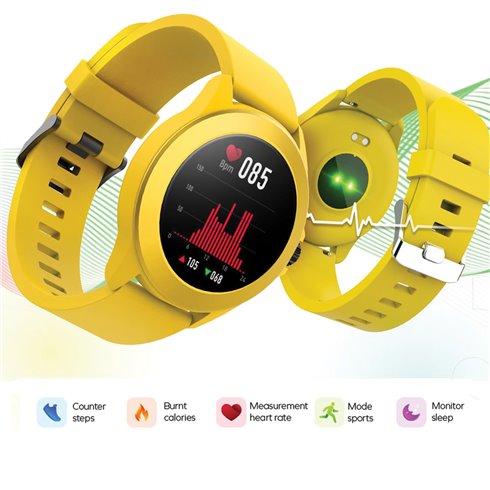 TF Smart Watch Colorum CW 300 Giallo