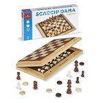 DN Scacchi Dama Pieghevole Legno 053481