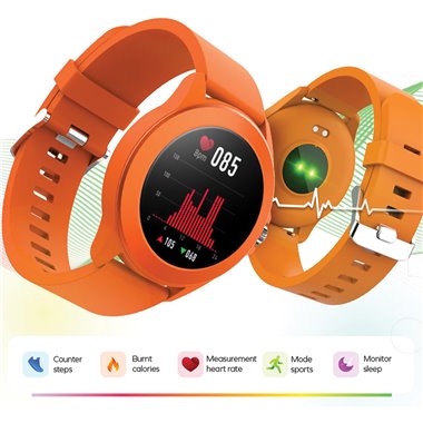 TF Smart Watch Colorum CW 300 Arancio