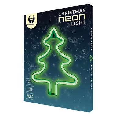 Lampada Neon Led Christmas Tree FLNE16 190x20x250