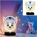 Lampada Neon Led Paw Patrol con base Chase OW-120346 25x25