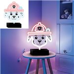 Lampada Neon Led Paw Patrol con base Marshall OW-120646 25x25