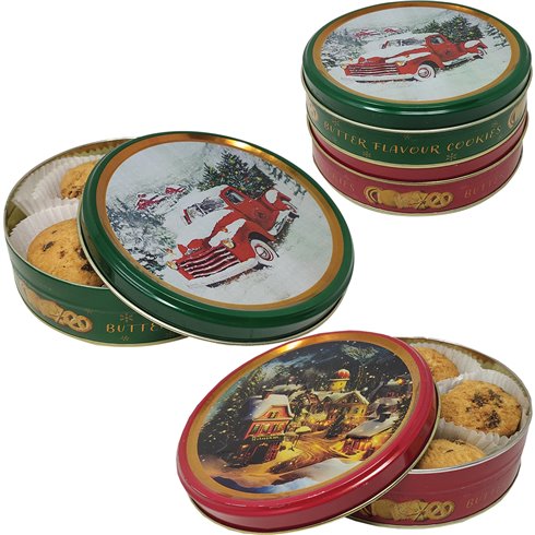 Biscotti Natalizi in Latta Assortiti 114 Gr. ABM800800