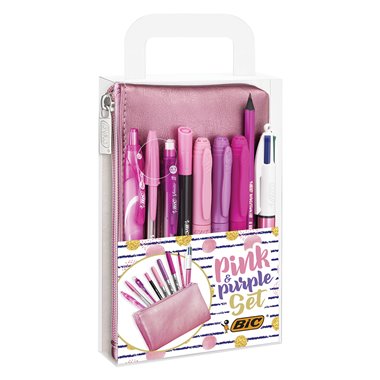 Bic Writing Set Pink & Purple 9642801