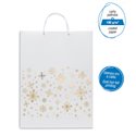 Shopper Sadoch Natale 25 SDHOT 707H 41x12x30 Bianco/Oro Fantasia