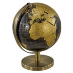 Globo Mini Blue/Gold Con Base Cm. 20 1215017