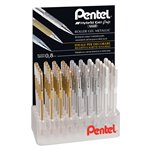 Pentel 25 Expo 0100743 Hybrid Gel K118 Oro/Arg. 48 pz.