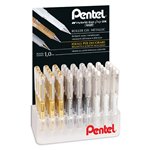 Pentel 25 Expo 0100745 Hybrid Gel K230 Oro/Arg/Bia 36 pz.