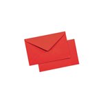 Biglietti e buste Visita F.to 4 Blasetti Rosso 100+100