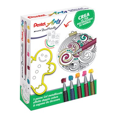 Pentel 25 Set Dual Metallic 0022044 Kit Single Pack