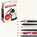 Pentel 25 Set Fude Pen Manga 0022443