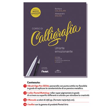 Pentel 25 Cofanetto Corso di Calligrafia 0022492