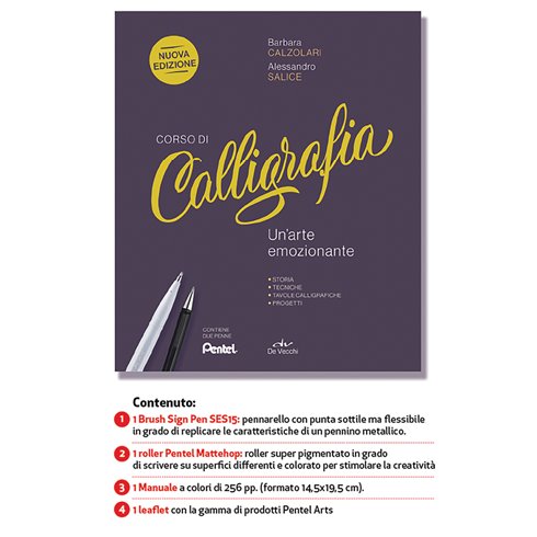 Pentel 25 Cofanetto Corso di Calligrafia 0022492