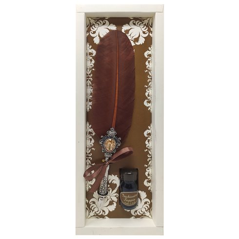 Rubinato Pen Set Swarovski 25/3 Marrone