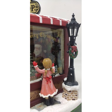 Carillon Natalizio VC Negozio di Giocattoli H38 cm.