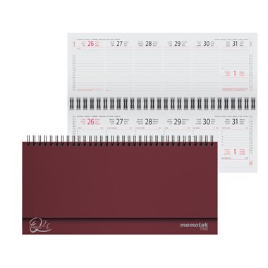Agenda 26 Quando Alleria 29x15 Planning Settimanale Bordo'