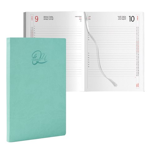 Agenda 26 Quando Femmena 17x24 Giorn. SDS Verde Berillo