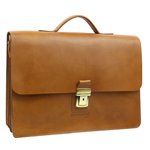 Borsa Cuoio Memotak 2004 3 scomparti Cuoio