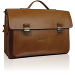 Borsa Cuoio Memotak 2005 3 scomparti Cuoio