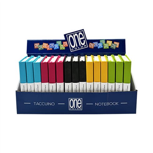 One Color Taccuino A6 Hard Rigato