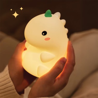 Lampada Silicone Olli Chibi Friends Dinosauro