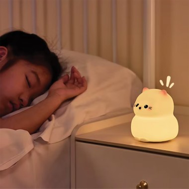 Lampada Silicone Olli Chibi Friends Gatto