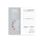 Agenda 26 Interni Organizer Settimanale Medium 9x17