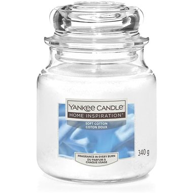 Yankee Candle Giara Media 340 gr.Soft Cotton