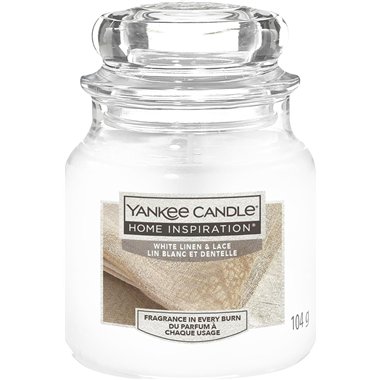 Yankee Candle Giara Piccola 100 gr. White Linen Lace