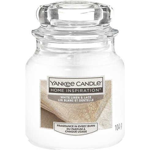 Yankee Candle Giara Piccola 100 gr. White Linen Lace